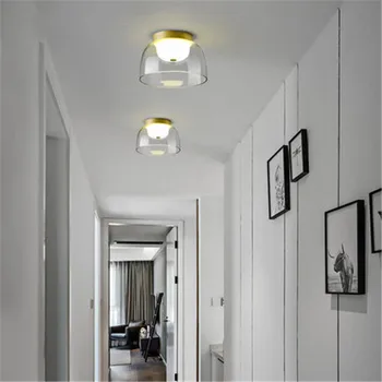 Postmodernaus meno stiklo dubenėlį dizainas lubų lempa kūrybos šviesą miegamasis kambarys, restoranas koridoriaus lempos nemokamas pristatymas
