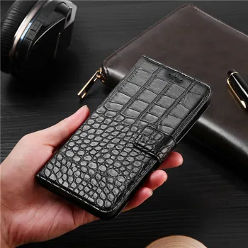 Prabanga Flip Case for Meizu X8 6.2 colių Padengti Krokodilas Tekstūros Oda Knygos Dizainas Telefono Coque 