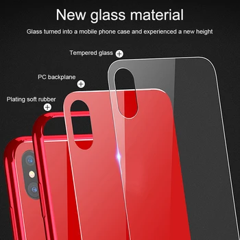 Prabanga Grūdintas Stiklas Telefono dėklas Skirtas iPhone 12 mini Pro 12 atsparus smūgiams Electroplate Apkalos Rėmas Padengti iphone 12Pro Max