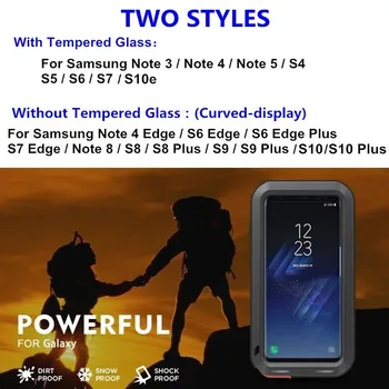 Prabanga Šarvai Sunkiųjų Metalų Apsauga, Telefono dėklas, skirtas Samsung Galaxy S20 20 Pastaba ULtra 10 9 S8 S10 Plius S10e atsparus smūgiams Dangtis