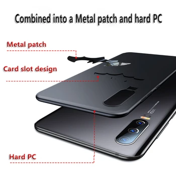 Prabangių Telefonų Atveju, Huawei 30 Pro Ultra Plonas, Matinis Automobilių Magnetinis Laikiklis Atveju iPhone 30 lite Nova 4E PC Hard Case Cover