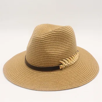 Prekės 2019 Ponios Saulės Skrybėlę Mados Atsitiktinis Moterų Šiaudų Vasaros Paplūdimio Skrybėlę Didmeninė Skrybėlės Stilingas Bžūp