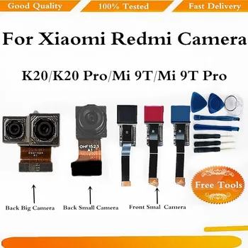 Priekyje ir gale Galinio vaizdo Kamera, Skirta Xiaomi Mi 9T Redmi K20 Pro Pagrindinius Susiduria Kamera Modulis Flex Kabelis Pakeitimo Atsarginių Dalių, Įrankių