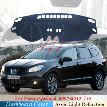 Prietaisų skydelio Dangtelis Apsauginis Padas Nissan Qashqai J10 2007~2013 Automobilių Reikmenys galiniu langu skėtį nuo saulės Kilimą, Anti-UV 2010 2012