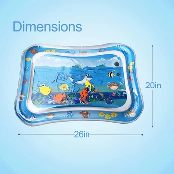 Pripučiami kūdikių Pilvo Vandens Paminkštintas Kilimėlis Akvariumas Veikla, Centras, Pagalvėlės Žaislas saugus interaktyvus žaidimas žaislai, lauko, patalpų