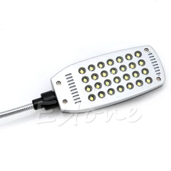 Pro Lankstus USB/Baterijos Energijos, 28 LED Šviesos Clip-ant Lovos, Stalo, Stalo Lempa