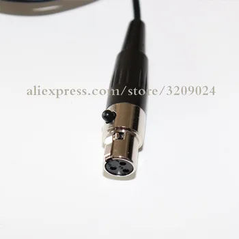Pro Mini XLR 4 Pin TA4F Plug Laidinio Mic Kondensatoriaus prisegamas Ant Atvartas Lavalier Mikrofonas Shure Karaoke Belaidis Siųstuvas