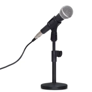 Profesinės Reguliuojamas Sulankstomas Darbalaukio Stalo Laikiklis Mikrofono Stovo MIC Stand Mount Įrašą Mount Šokas, Karaoke