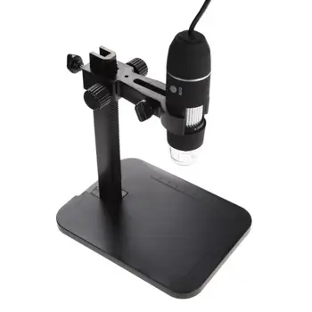 Profesinės USB Skaitmeninis Mikroskopas 1000X 800X 8 LED 2MP Elektroninių Mikroskopų Endoskopą Zoom Fotoaparatas didinamasis stiklas+ Liftas Stovas Naujas
