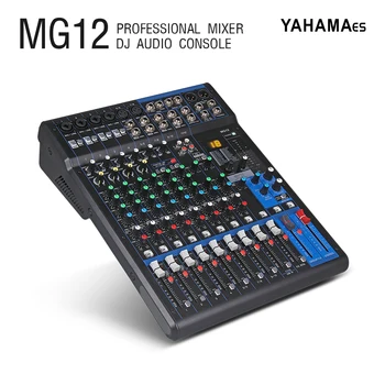 Profesinės YAHAMA es Audio 12 Kanalu, 24bit Garso Efektų Studija Maišytuvas Audio - DJ Garso Valdikliu Interf