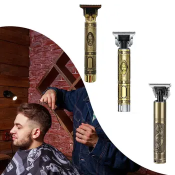 Profesionali Plaukų Clipper USB Įkrovimo, Pjovimo Mašina, Plaukų Elektriniai Plaukų Kirpykla Plaukų Žoliapjovės Vyrams