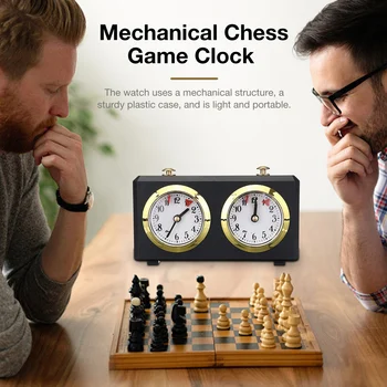 Profesionalus Skaitmeninės Šachmatų Laikrodis stalo Žaidimai Laikmatis Nešiojamų Atgalinės atskaitos Laikrodis mechaninė konstrukcija tvirta plastiko atveju, Tiksli