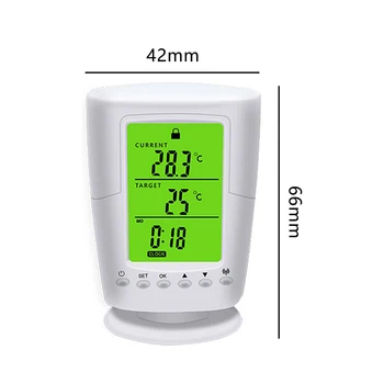 Programuojamas Bevielis Termostatas Lizdų Baltos spalvos LCD Namo Protingas Temperatūros Kontrolės Lizdas