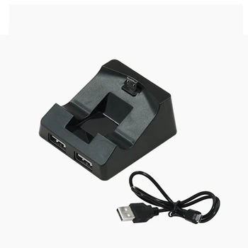 PS4 Įkroviklis Krovimo Doko Stotis Sony PS4 Dual USB Kreiptuką Gamepad Įkroviklio Playstation 4/Slim/Pro Valdytojas