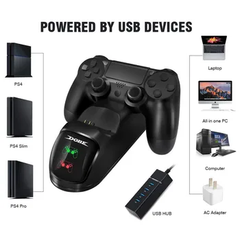 PS4 Žaidimus, USB Kroviklis Krovimo Doko Stotis Stovėti 