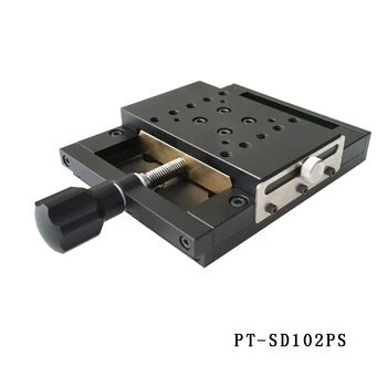 PT-SD102P/102PS X Ašies Vadovas Linijinis Etape 50mm vertimo etapas Vadovas Platforma, Optinis Stumdomas Stalas