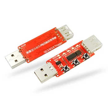 QC2.0/3.0 sukelti automatinė USB testeris priemonė įtampos ammeter už Qualcomm Greitai Kroviklį Power Bank Įtampa