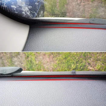 QCBXYYXH Automobilių stiliaus Gumos Anti-Triukšmo garso izoliacija apsauga nuo dulkių Automobilio prietaisų Skydelyje priekinio Stiklo Sandarinimo Juosteles Nissan Prasideda-2018