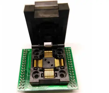 QFP64/LQFP64/TQFP64 Įrašyti lizdo adapteris bandymo deginimas sėdynės Jungtis 0,5 mm STM32 Programuotojas