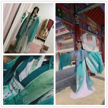 Qi Rong Cosplay Antikvariniai Naujų Tian Guan Ci Fu Cosplay Costme vyriški Kostiumai Hanfu Kinijos Senovės Anime Kostiumai Suaugusiųjų Dydis