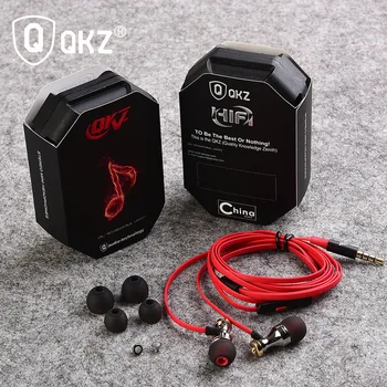 QKZ KD1 Vairuotojo Ausinės Nuimamas Kabelis Ausyje Garso Monitorių Triukšmo Izoliavimo HiFi Muzikos, Sporto Ausinių iPhone Samsung