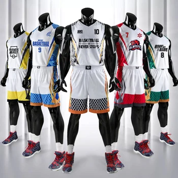 Quick Dry vyrų krepšinio mokymo džersis nustatyti tuščią kolegijos sportiniai kostiumai vaikams kvėpuojantis krepšinio megztiniai nustatyti individualų uniformos