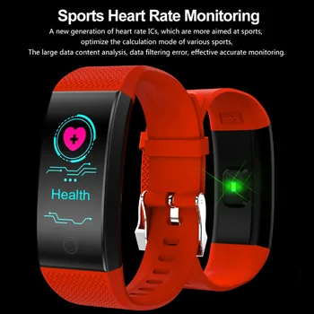 QW18 smart apyrankę sporto smart žiūrėti sporto žingsnis širdies ritmo fitness tracker vyrų smart apyrankę realaus laiko matavimo smart