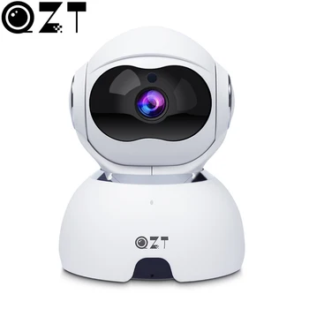 QZT Dome Wifi IP Kameros 1080P Belaidžiu Infraraudonųjų spindulių Naktinio Matymo Kamera Patalpų 360° Kūdikio stebėjimo IP Šuo Pet Kamera Home Security