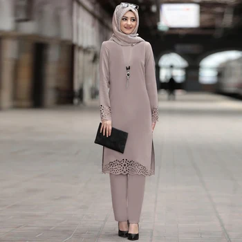 Ramadanas Eid Abaja Turkijos Musulmonų Suknelė, Hijab Kaftan Dubajus Nustatyti Caftan turkijos Islamo Drabužių Afrikos Suknelės moterims Ropa Kostiumas