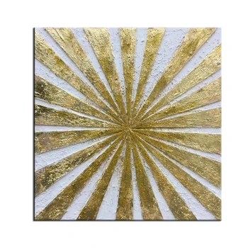Rankomis dažyti Abstrakčiai aukso Aliejaus Tapybai nuotrauka Modernios Tekstūros Aliejus, drobė Paveikslų Kambarį, namų Dekoravimas, sienų tapyba