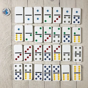 Rankų darbo Domino Žaidimas Silikono Formų Dervos 28 