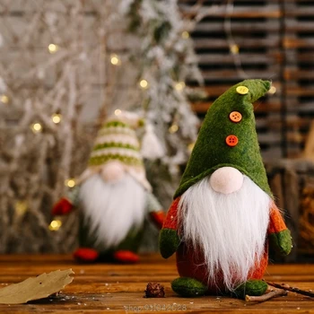 Rankų Darbo Kalėdų Elf Apdailos Nuolatinis Švedijos Gnome Tomte Žaislas, Lėlė Papuošalai Padėkos Dieną N16 20 Dropship