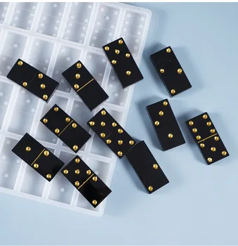 Rankų Darbo Silikono Domino Žaidimą Epoksidinės Dervos Pelėsių Kazino Įdomus Dailė Ir Amatai