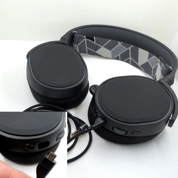 Rankų įrangos, Ausinės, Audio Kabelis Viela Nešiojamų Lanksti Žaidimų už Arctis 3 5 7 DQ-Drop