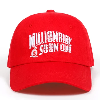 Raudona Nelaimę Milijonierius Netrukus Klubas BBC Tėtis Bžūp Skrybėlę vyrai moterys medvilnės beisbolo kepuraitę mados snapback golfo skrybėlės