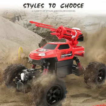 RC Automobilių 4WD Drift Buggy 2 In 1 Multi Function Didelės Spartos Off Road Laipiojimo Monster Truck Raketų Bigfoot Transporto priemonės Vaikams, Žaislai, Automobiliai