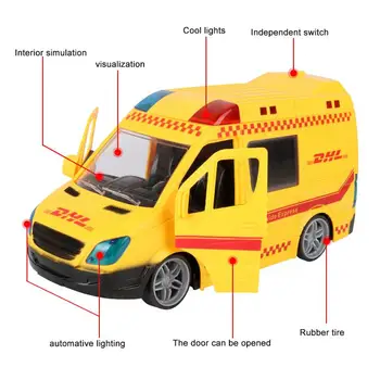 Rc Greitosios Pagalbos Žaislai Vaikams, Transporto Priemonės Modelis Nuotolinio Valdymo Komercinės Transporto Priemonės, Gaisrinės Specialiųjų Policijos Automobilių Kūdikių Dovanos Vaikams Žaislų