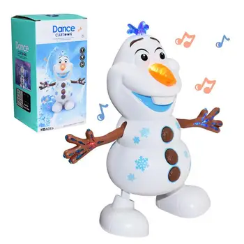RCtown Šokių Sniego Olaf Muzikinis Žaislas su Šviesos Muzika Gali Garbanojimo Rankas ction Pav Žaislai Vaikams Gimtadienio, Kalėdų Dovana