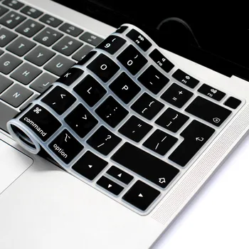 Redlai Minkšto Silikono Klaviatūra padengti 2018 Nauja Macbook Air 13 Modelio A1932 