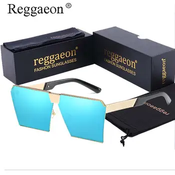 REGGAEON Geriausiai parduodamas Didelis Dydis Moterų Akiniai nuo saulės Aukštosios Mados Moterų Saulės Akiniai Sunglases Ponios Atspalvių Oculos Gafas Su UV400