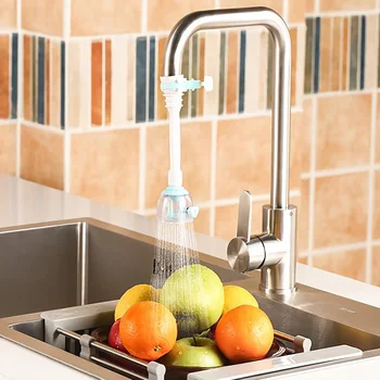 Reguliuojamas PP, TPR, ABS Vandens-bakstelėkite Extender Ištraukiama Vandens taupymo Virtuvės Maišytuvas Bakstelėkite Lizdo Galvos Splash Proof Namų Aparatūros