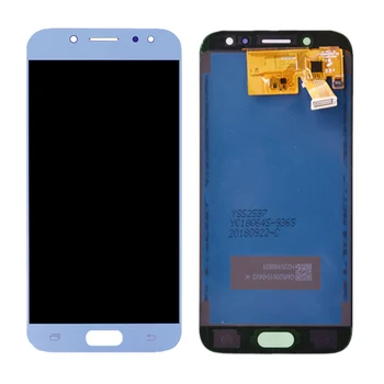 Reguliuojamas Ryškumas Samsung J5 2017 Ekranas J530 J530F LCD Ekranas Su Jutikliniu Ekranu, skaitmeninis keitiklis Asamblėjos J530 J530f LCD