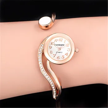 Reloj Mujer Prabanga Rose Gold Dial Moterų Laikrodžiai Full Steel Kvarcinis Analoginis Laikrodis Karšto Montre Femme 2020 M.