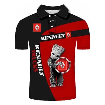 RENAULT-2020 metų Vasaros Naują 3d atspausdintas marškinėliai Vyrams trumpomis rankovėmis marškiniai Juokinga T shirts 3d T-shirt viršūnes tees harajuku Vyrų Drabužiai.