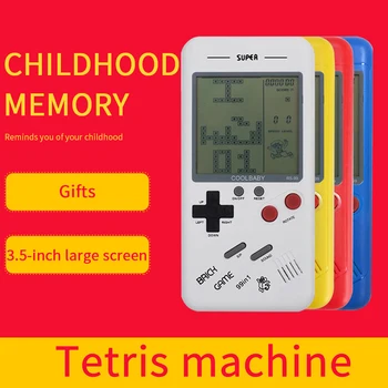 Retro Kišeniniais Žaidimų Žaidėjai Klasikinis Tetris Vaikystės Žaidimas, Elektroniniai Žaidimai, Žaislai, Žaidimų Konsolės Mįslę Švietimo Žaislai, Vaikų