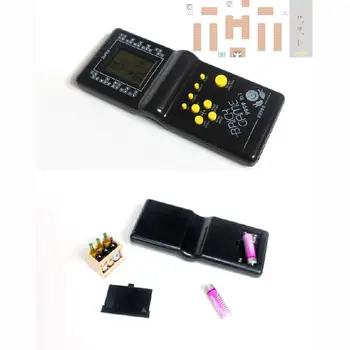 Retro Klasika Plytų Žaidimas Žaislas Tetris Rankiniai LCD Elektroninių Žaidimas Žaislas 9999 Atsitiktinis