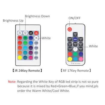 RGB LED Juostelės su baterijomis Tira LED Juostele 5V Reguliuojamas Vandeniui Baterija Nuotolinio Valdymo Kempingas Dekoratyvinės Lempos