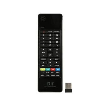 Rii i13 2.4 G Mini Belaidė rusų Klaviatūra Skristi Oro Mouse Combo Mircophone Garsiakalbis IR Nuotolinio mokymosi PC Smart TV Box