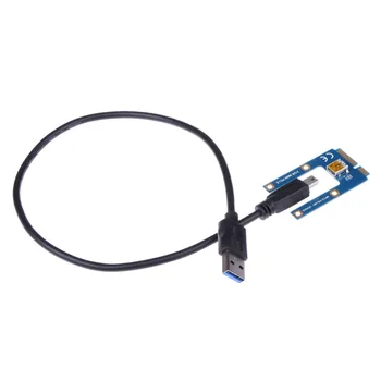 Riser card Mini PCI-Eextender į PCIE 16X Kortelės Lizdas Plėtra USB 3.0 Sąsajos Adapteris Riser Card vaizdo grafikos plokštė