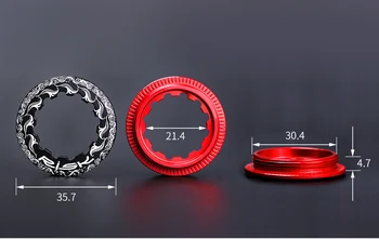 RIZIKOS Aliuminio Lydinio, 11T Kasetės Fiksavimo Žiedas Už Kalnų Keliais Dviračiu Ultra - light CNC Užrakinta Fiksavimo Žiedas Smagratis Bžūp 5.7 g